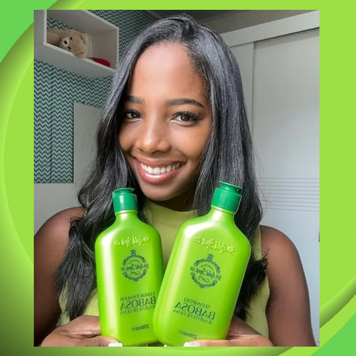 Shampoo E Condicionador De Babosa E Azeite Nutrição Original