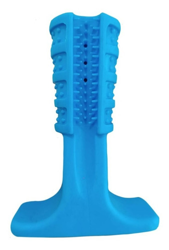 Brinquedo Mordedor Escova De Dente Cachorro Dog Pet M Medio Sabor Azul