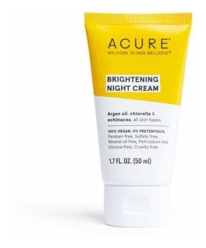 Crema Brightening Night 100% Vegana Libre De Crueldad Acure