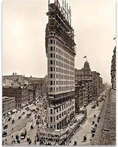 Lone Star Art New York City Flatiron Edificio Bajo Construcc