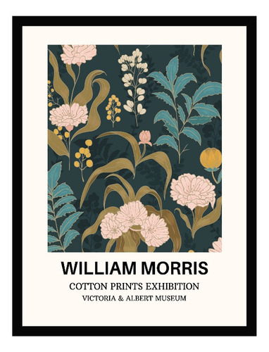 Cuadros Decorativos William Morris Listos Para Colgar Set X3