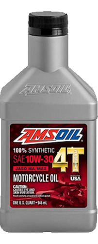 Aceite Amsoil 10w30 Performance Motocicletas Sintético 946ml