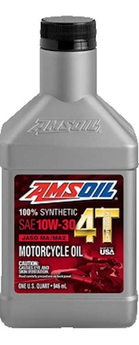 Aceite Amsoil 10w30 Performance Motocicletas Sintético 946ml