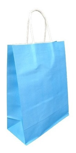 Imagen 5 de 10 de Bolsa De Papel Kraft Grande Marrón O Crudo Regalo, Cotillón.