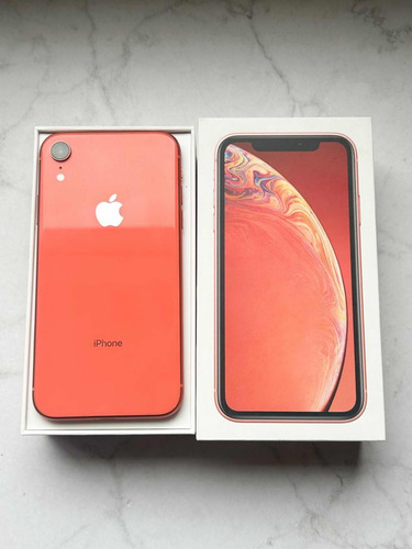 Apple-. iPhone XR, 256 Gb, Color Coral, Desbloqueado