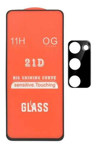 Vidrio Completo + Vidrio Cámara Para Samsung S20 Fe