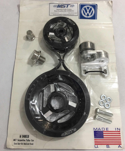 Kit De Poleas Serpentine Mst Excalibur Negra M10400530
