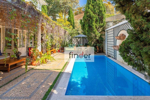Imagem 1 de 30 de Casa Na Rua Doutor Queirós Guimarães, 216. 400 M², Amplo Jardim Gramado, Piscina, Área Gourmet, 4 Suítes E 4 Vagas. Jardim Guedala - Ca0980
