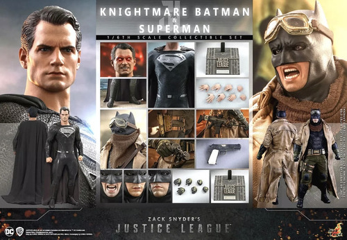 Hot Toys Knightmare Batman And Superman Figuras 1/6 Fpx