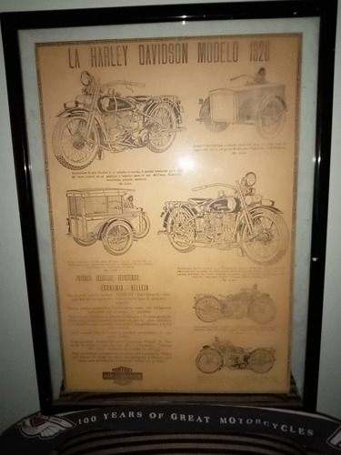 Aviso Motos Harley Davidson 1928