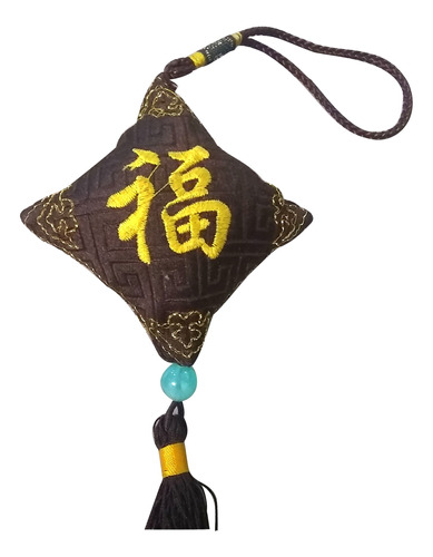 Colgante Amuleto Bordado Relleno Feng Shui China Adorno Ki