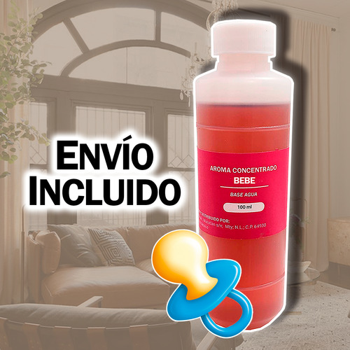 Esencia Aroma Ambiental Concentrado Bebe Base Agua - 200ml