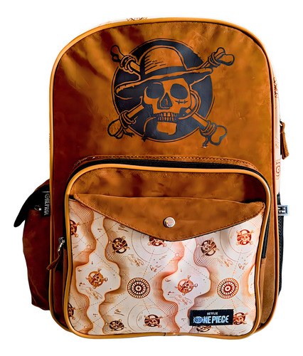 Fm Mochila Grande One Piece Netflix Mapa 02655