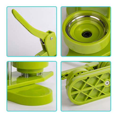 Máquina Para Hacer Botones Pin 44 Mm 44 Mm Verde 44mm