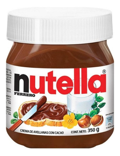 Nutella 350gr Pack X 3un Pasta Cacao & Avellanas