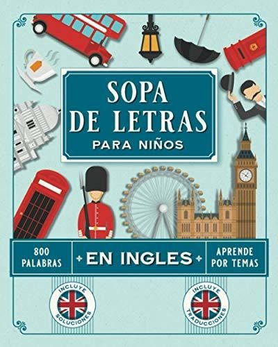 Libro : Sopa De Letras Para Niños En Ingles Juegos Para.. 