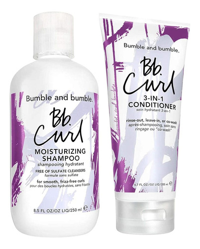 Bumble And Bumble Curl Champú Hidratante 8.5 Fl Oz  3-en-1 A