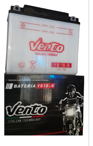 Bateria Moto Yb7b-b Alto: 14,8 Cm Ancho: 6 Cm Largo: 14,5 Cm