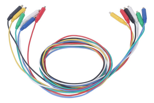 6 Cables De Prueba Jumper Wires, Silicona, Suave Y Flexible,
