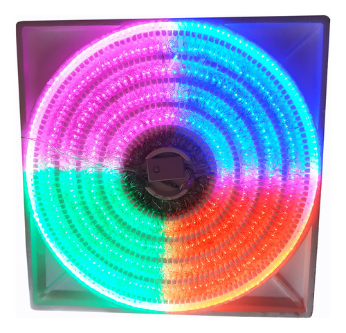 2 Pz Serie Navideña Led Variedad Colores 500led 27m Se500p Luces Multicolor Efecto Ventilador