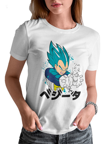 Blusa / Playera Vegeta Ssj Blue Anime Dragon Ball Super #34