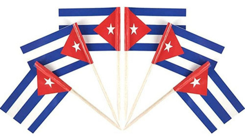 Bandera De Palillos De Dientes Cubanos 2024