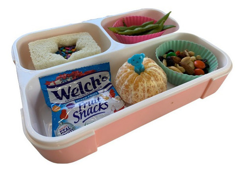 Bento Box Libre De Bpa  Para Lonche, Picnic, Refrigerio 