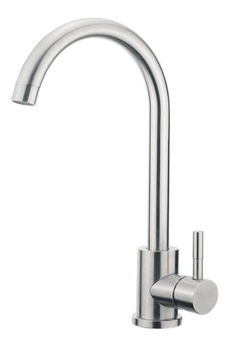 Grifo Mezclador Monomando Tecnolam Tec127ss Acabad Satinado.