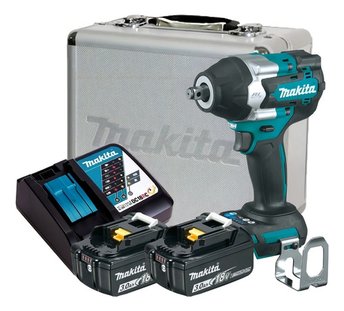 Chave De Impacto 1/2 18v Dtw700 18v 2 Bateria 3ah Makita Biv