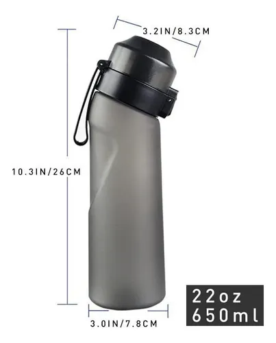 Botella De Agua Con 7 Cápsulas De Sabores B