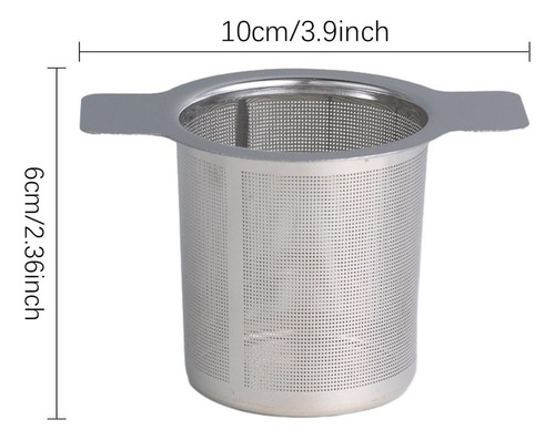 2025 Filtro De Té De Metal Colador De Té Colador De Acero