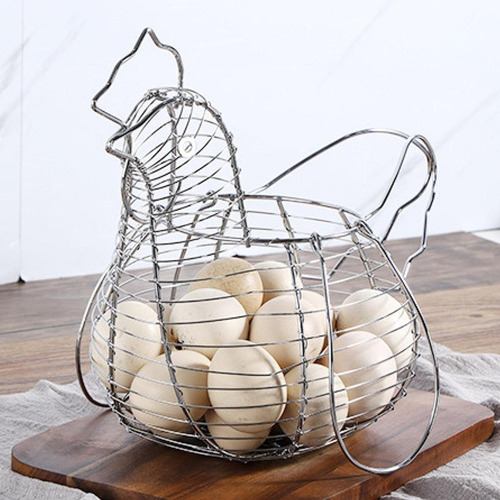 Cesta De Huevo En Forma De Pollo, Cesta De Frutas, Huevos De