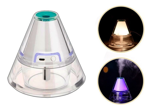 Humidificador Aromatizador Led Multicolor Iceberg 140 Ml Usb