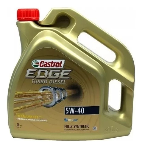 Aceite Castrol Edge Turbo Diesel 5w-40 Sintetico X 4 Litros