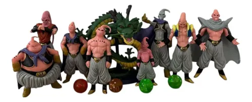 Kit 9 Bonecos Dragon Ball Z Majin Boo Action Figure 12 Cm | Frete