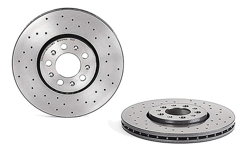 2-discos Hiper Delanteros Volkswagen Jetta 2009 Brembo