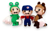 Comprar Mario Bros Trajes Amigurumi, Colección Mario Bros 15cm