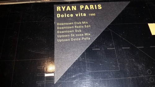 Ryan Paris Dolce Vita 1990 Vinilo Maxi White Label Holland