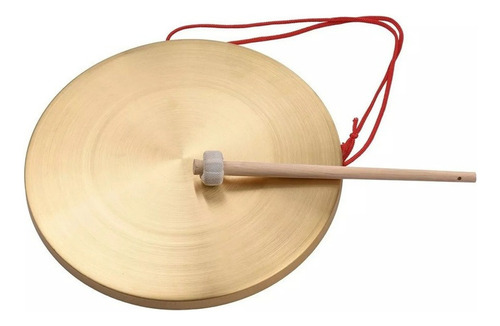 Shaoke 30cm Mano Gong Platillos Latón Cobre Gong Capilla