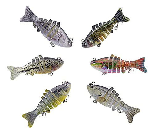 Conjunto Señuelos Pesca Articulados 12-segments - Natación
