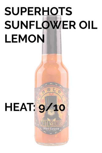 Salsa Picante De Chile Monoloco 148 Ml Con Ajo Y Limón