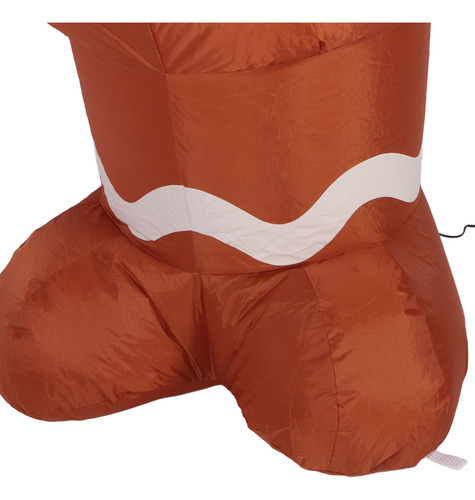 Hombre De Jengibre Inflable Navideño De 4.92 Pies, Lindo