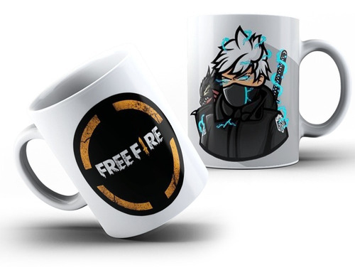 Caneca De Porcelana Personalizada Jogo Garena Free Fire 