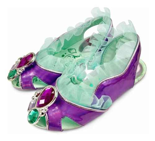 Ariel La Sirenita Zapatos Talla 11-12 Disfraz Disney Store