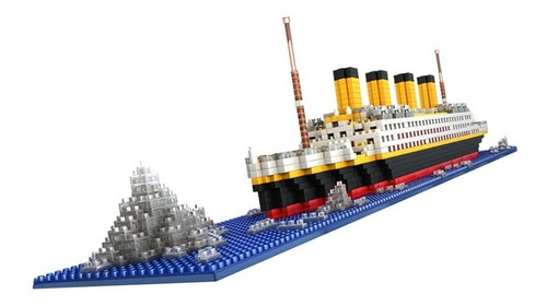 Juego De Construcción De Minibloques Titanic De Juguete Para