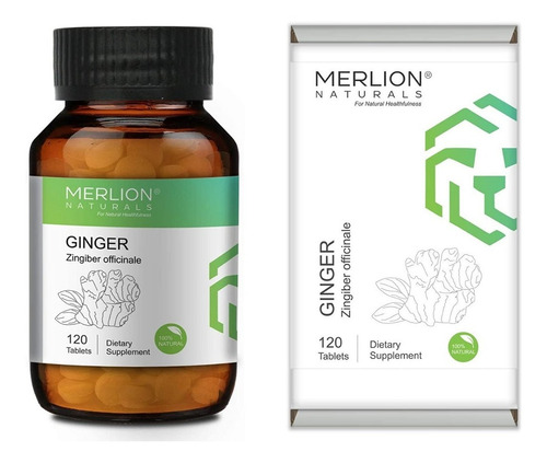 Ginger Root Merlion Naturals 120tb - Unidad a $2426