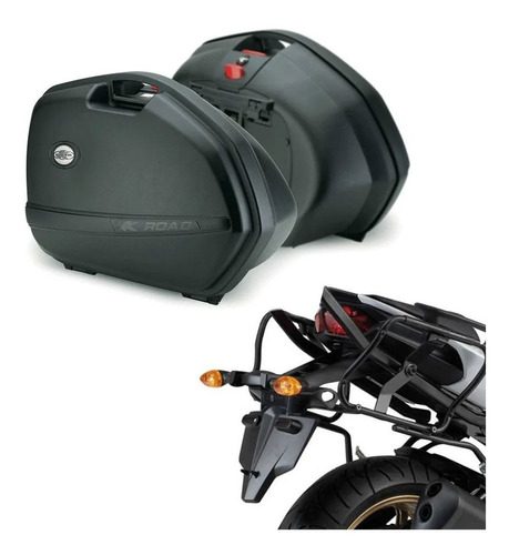 Kit Baules Laterales 33l Soportes Yamaha Fz8 Fazer 800 Kappa