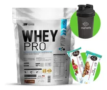Comprar Proteina Whey Pro 3kg Chocolate Un + Shaker + 02 Snacks