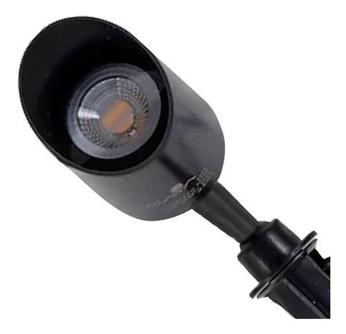 Imagem 5 de 8 de Luminária Spot Led Espeto P/jardim Lâmpada Cob Luz Fria 7w