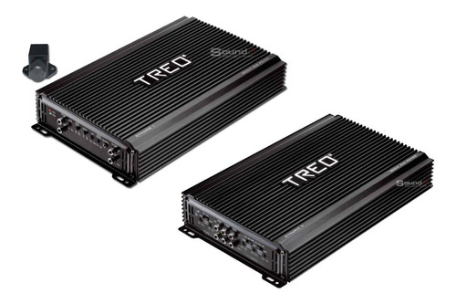 Combo 2 Amplificadores Treo Dynamic 1 & 4 Clase D Y 4 Canale